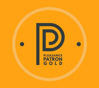 Pleasance Patron Logo - Gold