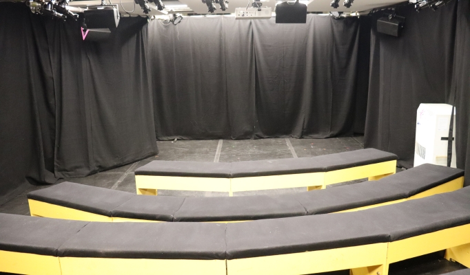 The Cellar - Stage from Auditorium Centre